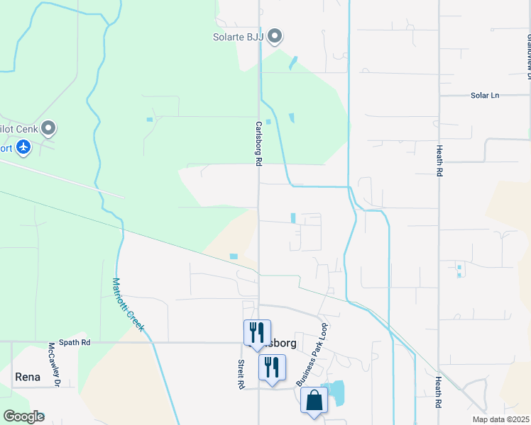 map of restaurants, bars, coffee shops, grocery stores, and more near 1130 Carlsborg Road in Sequim