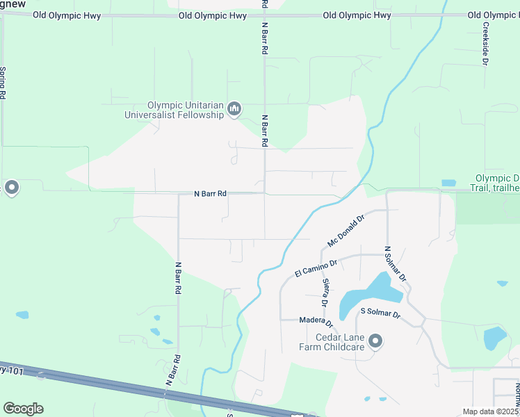 map of restaurants, bars, coffee shops, grocery stores, and more near Olympic Discovery Trail in Port Angeles