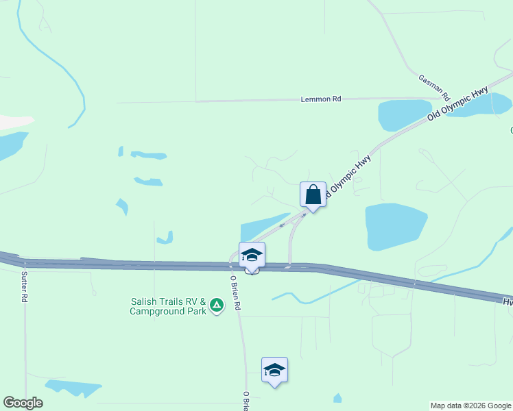 map of restaurants, bars, coffee shops, grocery stores, and more near 2-298 Cedar Glen Ln in Port Angeles
