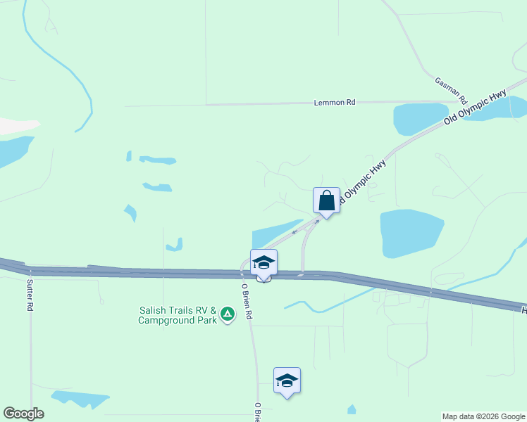 map of restaurants, bars, coffee shops, grocery stores, and more near 298 Cedar Glen Ln in Port Angeles