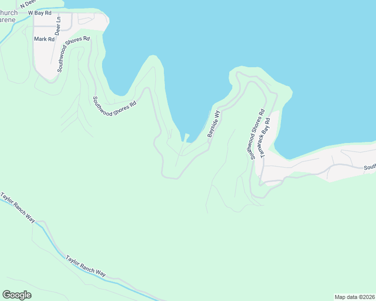 map of restaurants, bars, coffee shops, grocery stores, and more near 3963 Cedar Bay Road in Loon Lake