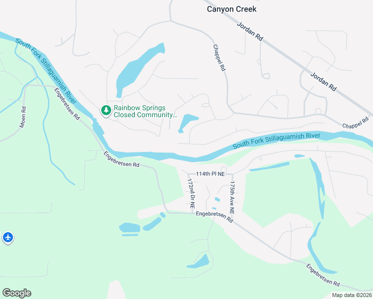 map of restaurants, bars, coffee shops, grocery stores, and more near 17206 116th Place Northeast in Arlington
