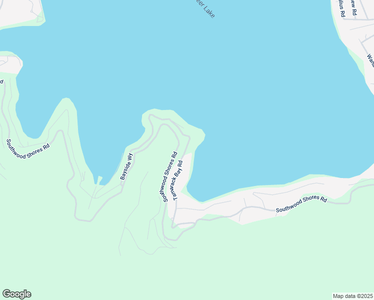 map of restaurants, bars, coffee shops, grocery stores, and more near 4069 Tamarack Bay Road in Loon Lake