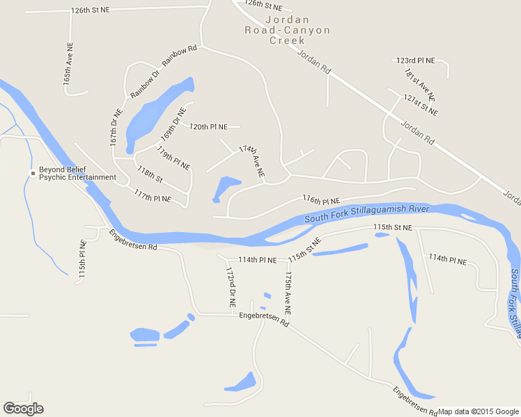 map of restaurants, bars, coffee shops, grocery stores, and more near 17331 116th Place Northeast in Arlington