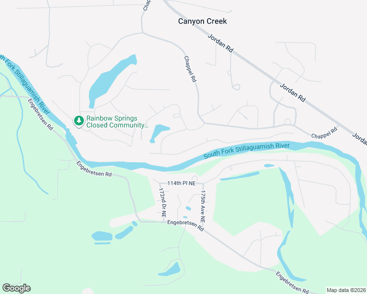 map of restaurants, bars, coffee shops, grocery stores, and more near 17331 116th Place Northeast in Arlington