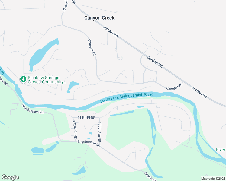 map of restaurants, bars, coffee shops, grocery stores, and more near 17619 116th Place Northeast in Arlington