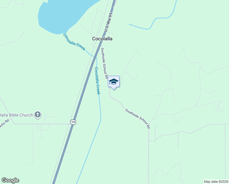 map of restaurants, bars, coffee shops, grocery stores, and more near 1 Southside School Road in Cocolalla