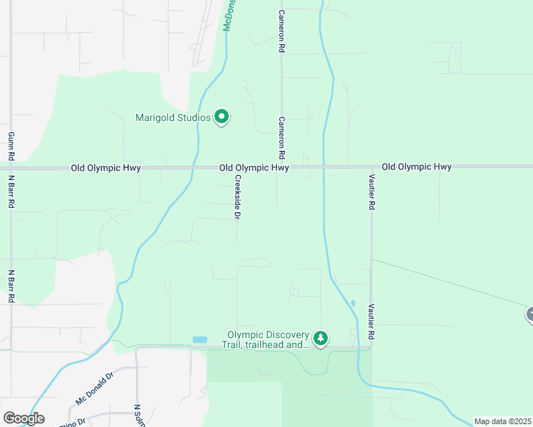 map of restaurants, bars, coffee shops, grocery stores, and more near 122 Ritter Road in Sequim