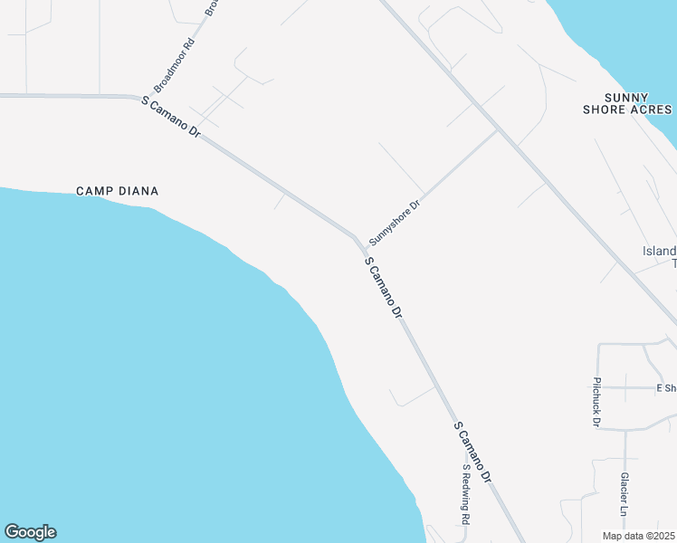 map of restaurants, bars, coffee shops, grocery stores, and more near 3288 South Camano Drive in Camano