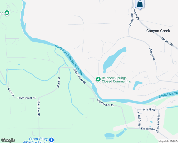 map of restaurants, bars, coffee shops, grocery stores, and more near 11917 166th Drive Northeast in Arlington