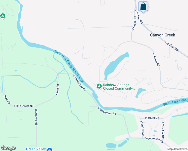 map of restaurants, bars, coffee shops, grocery stores, and more near 11917 166th Drive Northeast in Arlington
