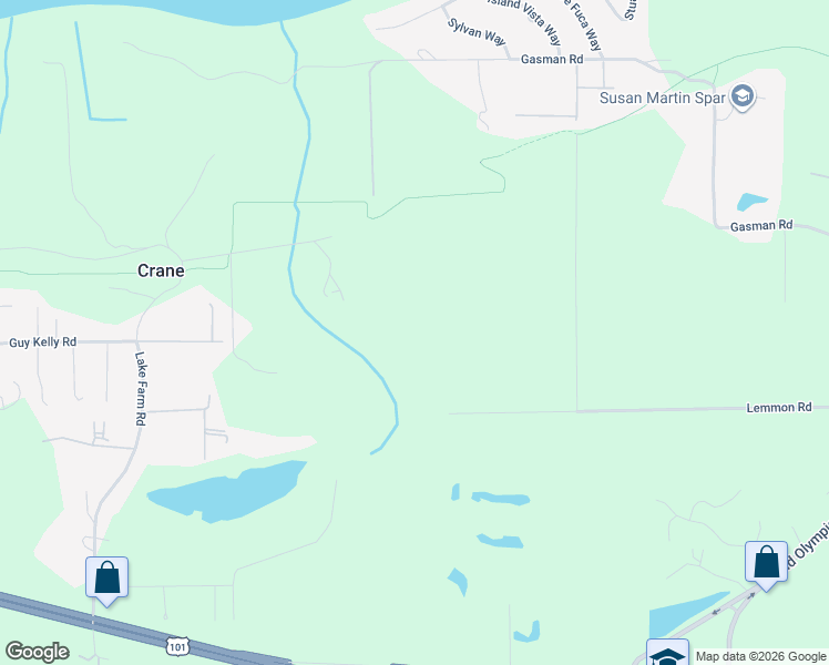map of restaurants, bars, coffee shops, grocery stores, and more near 1002 Lemmon Road in Port Angeles