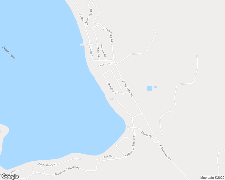 map of restaurants, bars, coffee shops, grocery stores, and more near 4525 Wanakiwin Drive in Loon Lake