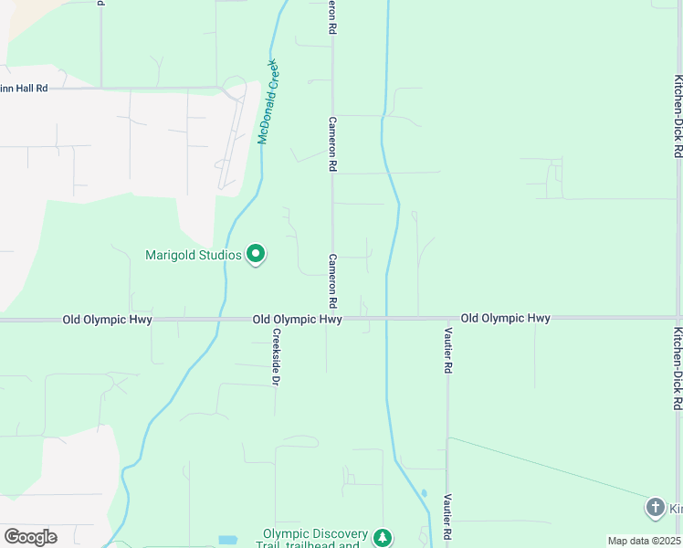 map of restaurants, bars, coffee shops, grocery stores, and more near 80 Cameron Acres Lane in Sequim