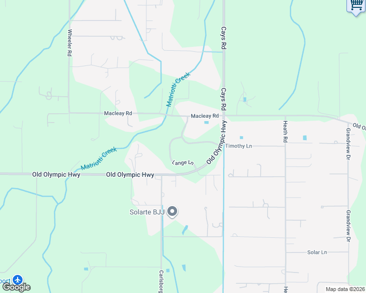 map of restaurants, bars, coffee shops, grocery stores, and more near Lange Ln in Sequim