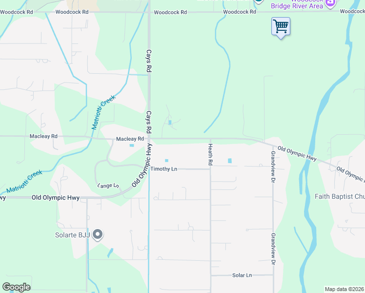 map of restaurants, bars, coffee shops, grocery stores, and more near 6812 Old Olympic Highway in Sequim