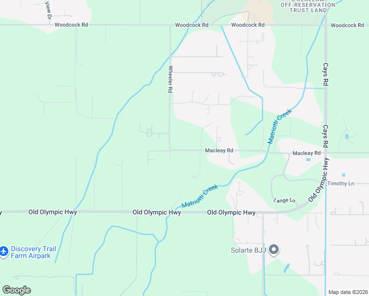 map of restaurants, bars, coffee shops, grocery stores, and more near 540 Macleay Road in Sequim