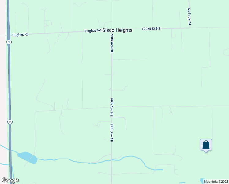 map of restaurants, bars, coffee shops, grocery stores, and more near 12521 99th Avenue Northeast in Arlington
