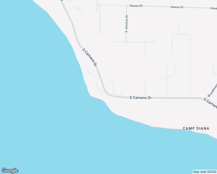 map of restaurants, bars, coffee shops, grocery stores, and more near 2786 South Utopian Way in Camano