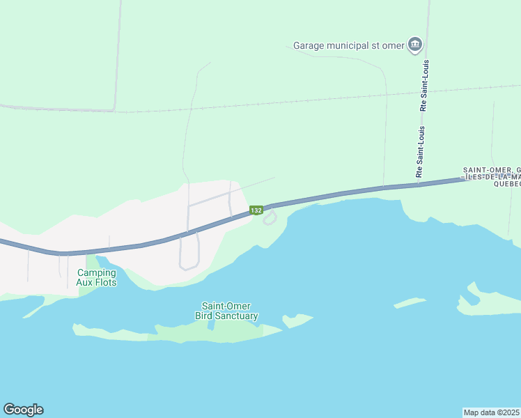 map of restaurants, bars, coffee shops, grocery stores, and more near Route 132 Ouest in Carleton-sur-Mer