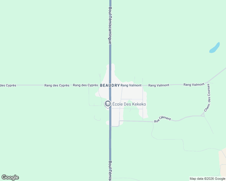 map of restaurants, bars, coffee shops, grocery stores, and more near 6807 Boulevard Témiscamingue in Rouyn-Noranda