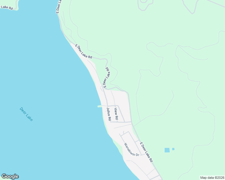 map of restaurants, bars, coffee shops, grocery stores, and more near 4626 Julius Drive in Loon Lake