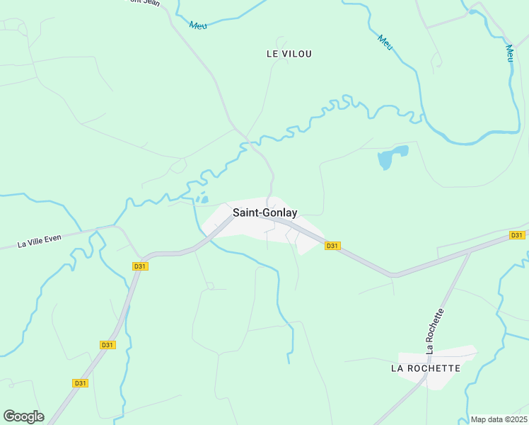 map of restaurants, bars, coffee shops, grocery stores, and more near in Saint-Gonlay