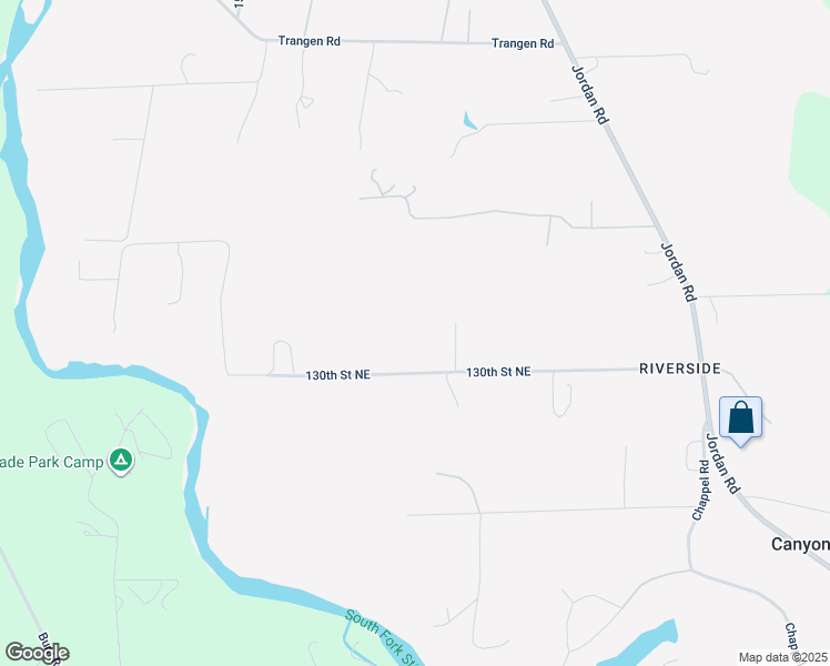 map of restaurants, bars, coffee shops, grocery stores, and more near 16309 130th Street Northeast in Arlington