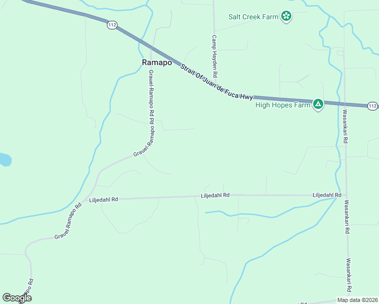 map of restaurants, bars, coffee shops, grocery stores, and more near 173 Daniel Pond Way in Port Angeles