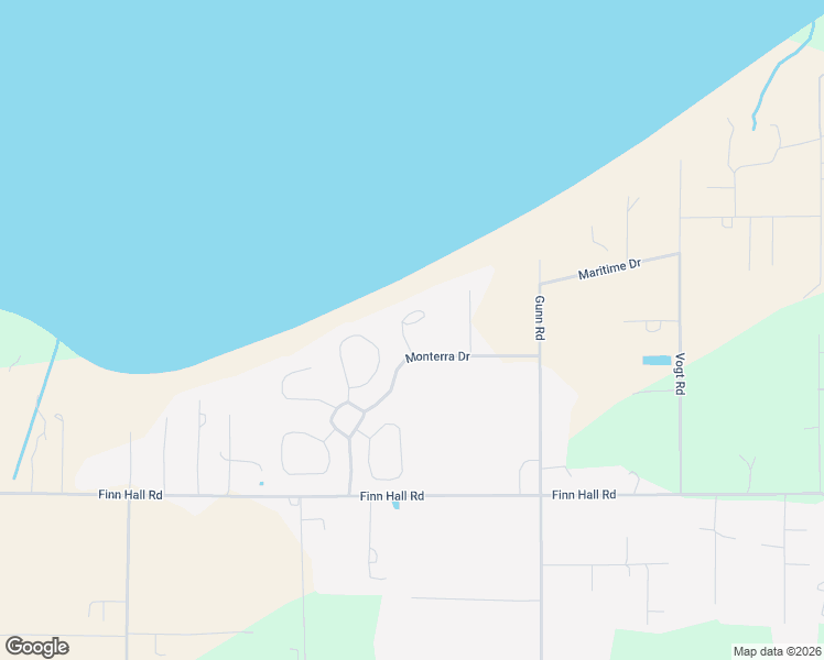 map of restaurants, bars, coffee shops, grocery stores, and more near 102 Sea Bluff Lane in Port Angeles