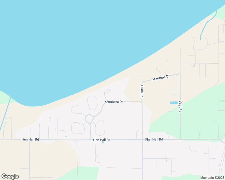 map of restaurants, bars, coffee shops, grocery stores, and more near 102 Sea Bluff Lane in Port Angeles