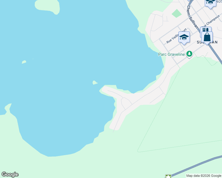 map of restaurants, bars, coffee shops, grocery stores, and more near 739 Rue Boivin in Val-d'Or