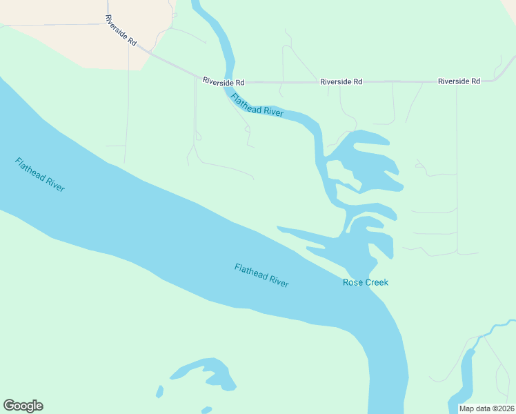 map of restaurants, bars, coffee shops, grocery stores, and more near 2076 Riverside Drive in Kalispell