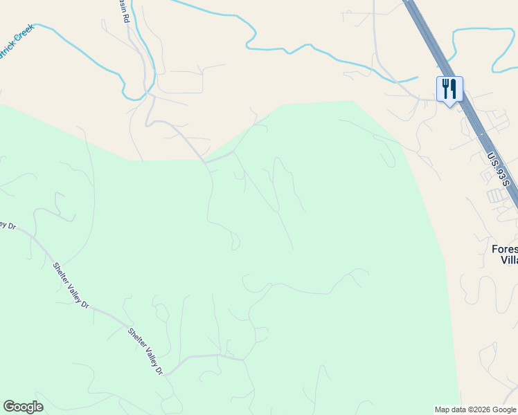 map of restaurants, bars, coffee shops, grocery stores, and more near 783 White Basin Road in Kalispell