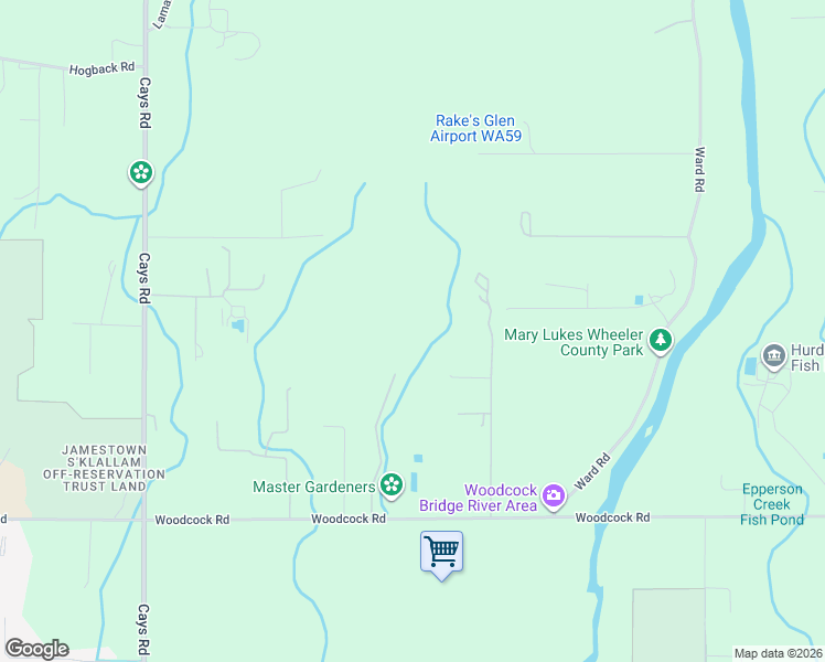 map of restaurants, bars, coffee shops, grocery stores, and more near 325 Buttercup Lane in Sequim