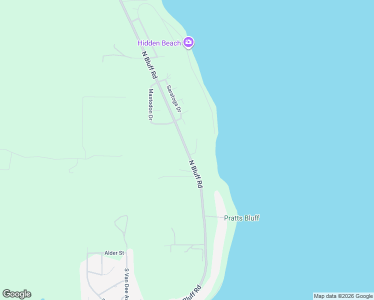 map of restaurants, bars, coffee shops, grocery stores, and more near 2453 South Surf Paradise Drive in Greenbank