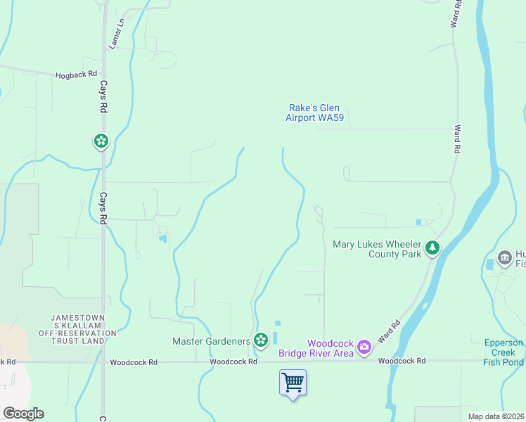 map of restaurants, bars, coffee shops, grocery stores, and more near 325 Buttercup Lane in Sequim