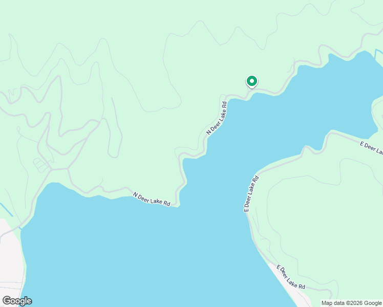map of restaurants, bars, coffee shops, grocery stores, and more near 3985 North Deer Lake Road in Loon Lake