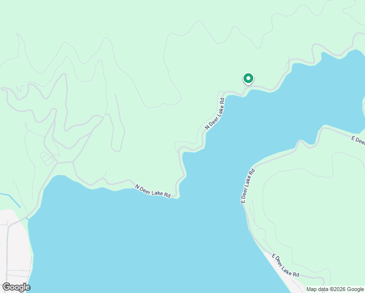 map of restaurants, bars, coffee shops, grocery stores, and more near 3985 North Deer Lake Road in Loon Lake