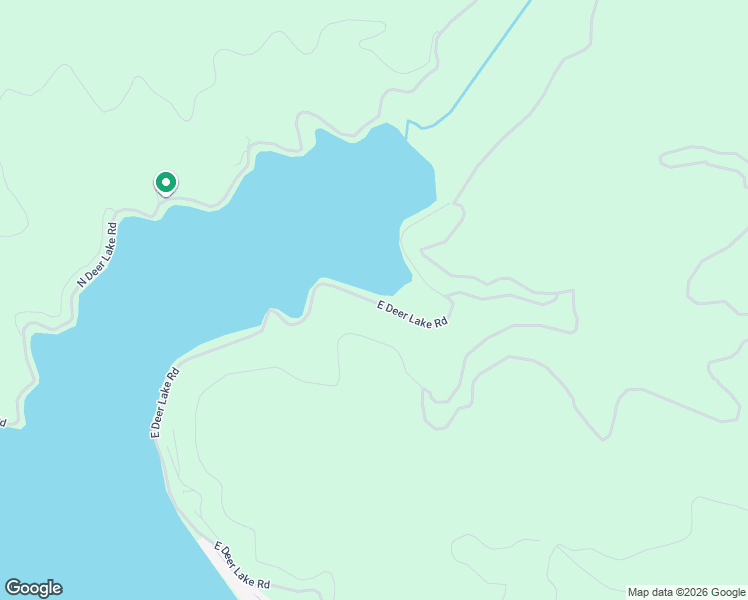 map of restaurants, bars, coffee shops, grocery stores, and more near 47579 East Deer Lake Road in Loon Lake