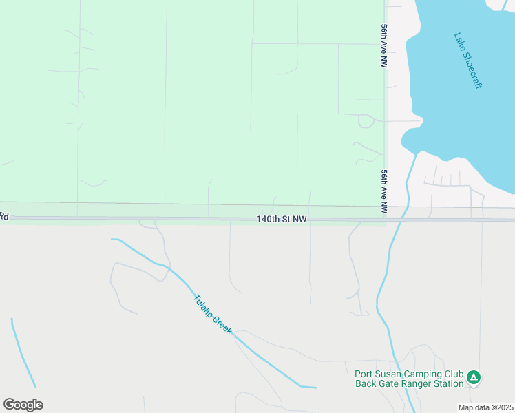 map of restaurants, bars, coffee shops, grocery stores, and more near 6109 140th Street Northwest in Stanwood
