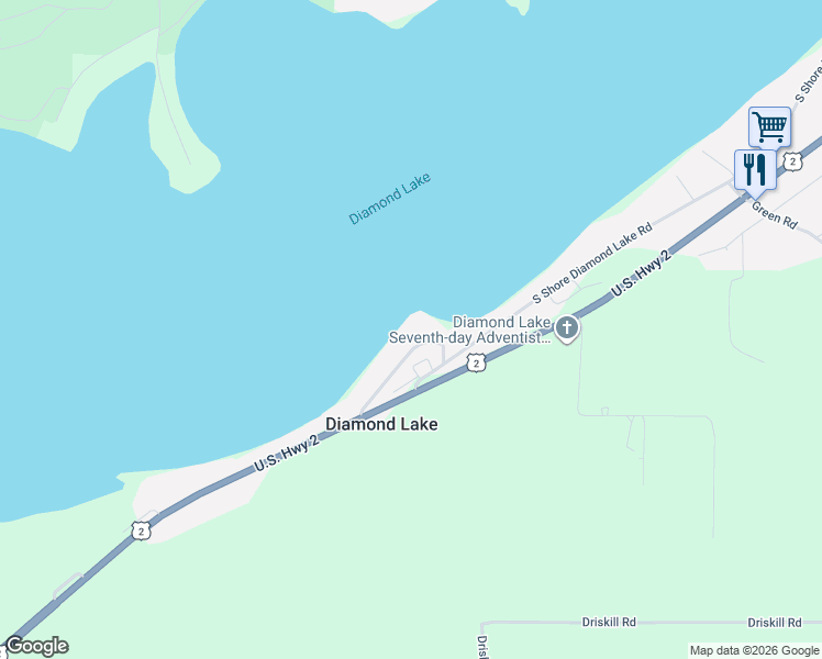 map of restaurants, bars, coffee shops, grocery stores, and more near 161 Elu Beach Road in Newport
