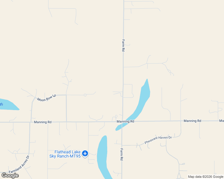 map of restaurants, bars, coffee shops, grocery stores, and more near 990 Farm Road in Kalispell