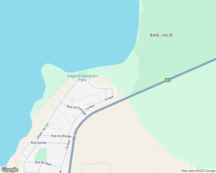 map of restaurants, bars, coffee shops, grocery stores, and more near 3675 Chemin du Lac in Val-d'Or