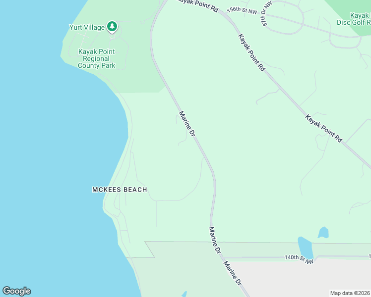 map of restaurants, bars, coffee shops, grocery stores, and more near 14808 Marine Drive in Stanwood