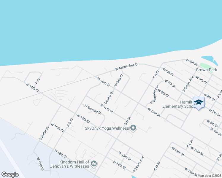 map of restaurants, bars, coffee shops, grocery stores, and more near 1015 Dunker Drive in Port Angeles