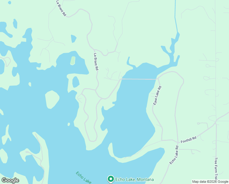 map of restaurants, bars, coffee shops, grocery stores, and more near 1890 La Brant Road in Bigfork