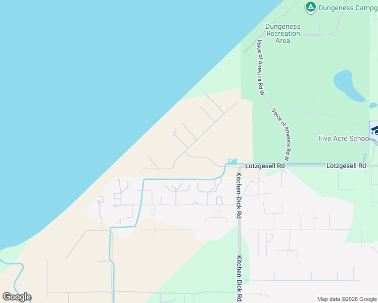 map of restaurants, bars, coffee shops, grocery stores, and more near 131 Maynard Road in Sequim
