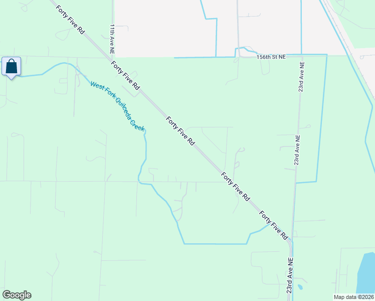 map of restaurants, bars, coffee shops, grocery stores, and more near 15022 Forty Five Road in Arlington