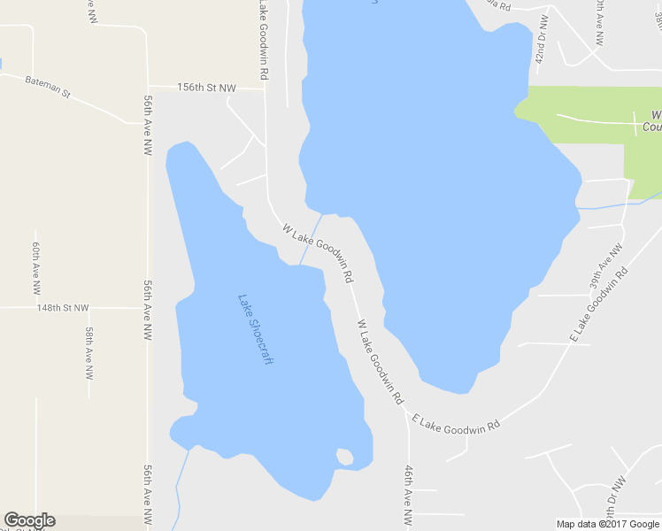 map of restaurants, bars, coffee shops, grocery stores, and more near 15004 West Lake Goodwin Road in Stanwood